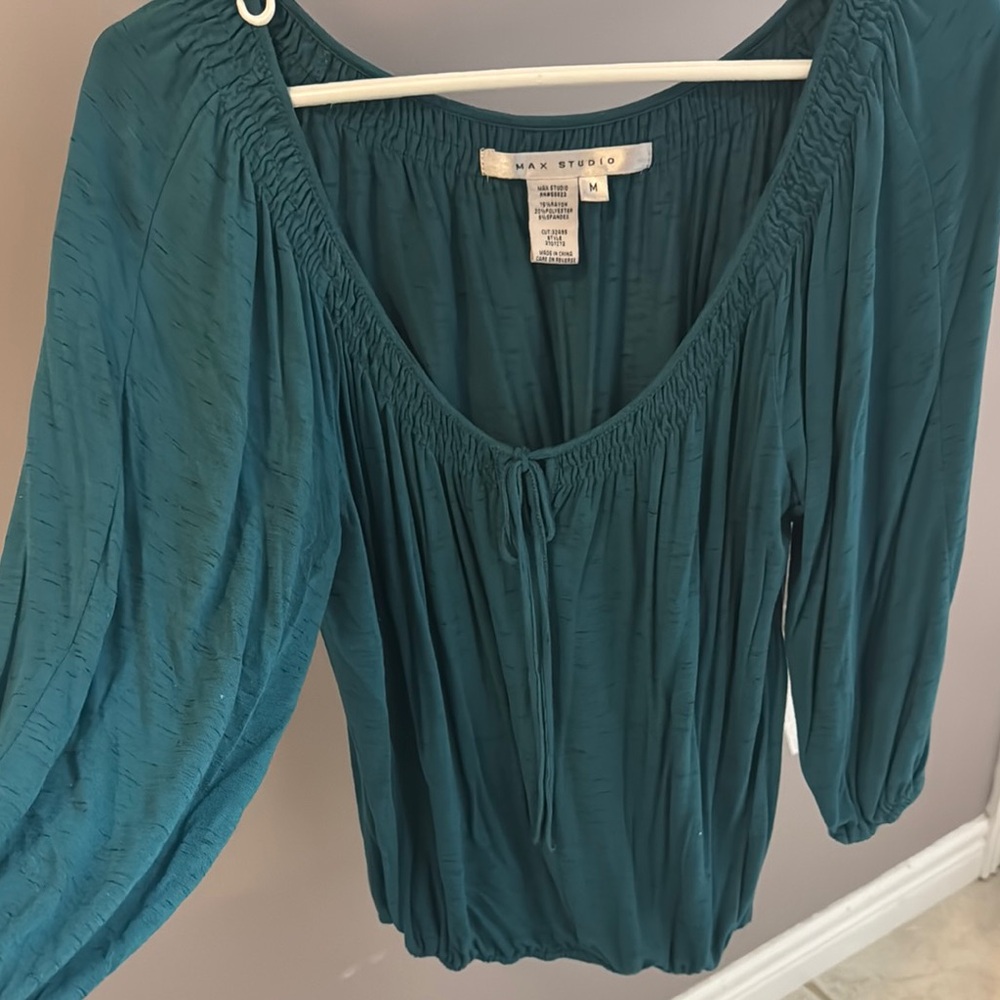 Max Studio Teal Women's Top